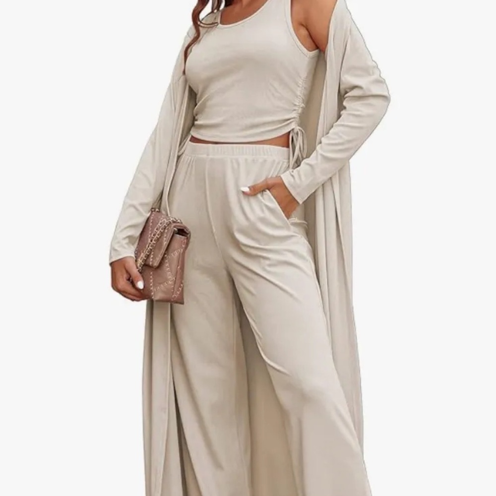 CLO LINK Cream Women's Pajama Set